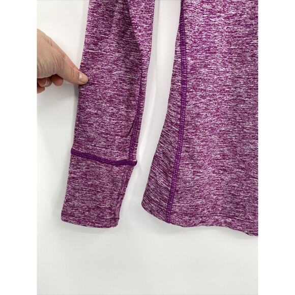Tangerine Womens Stretch Pullover 1/4 Zip Workout Top Sparkling Purple XL NWT - Picture 2 of 12